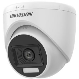 Camera de supraveghere video TurboHD, 2MP, Lentila 2.8mm, Iluminare duala, Microfon, Hikvision DS-2CE76D0T-LPFS(2.8mm) s